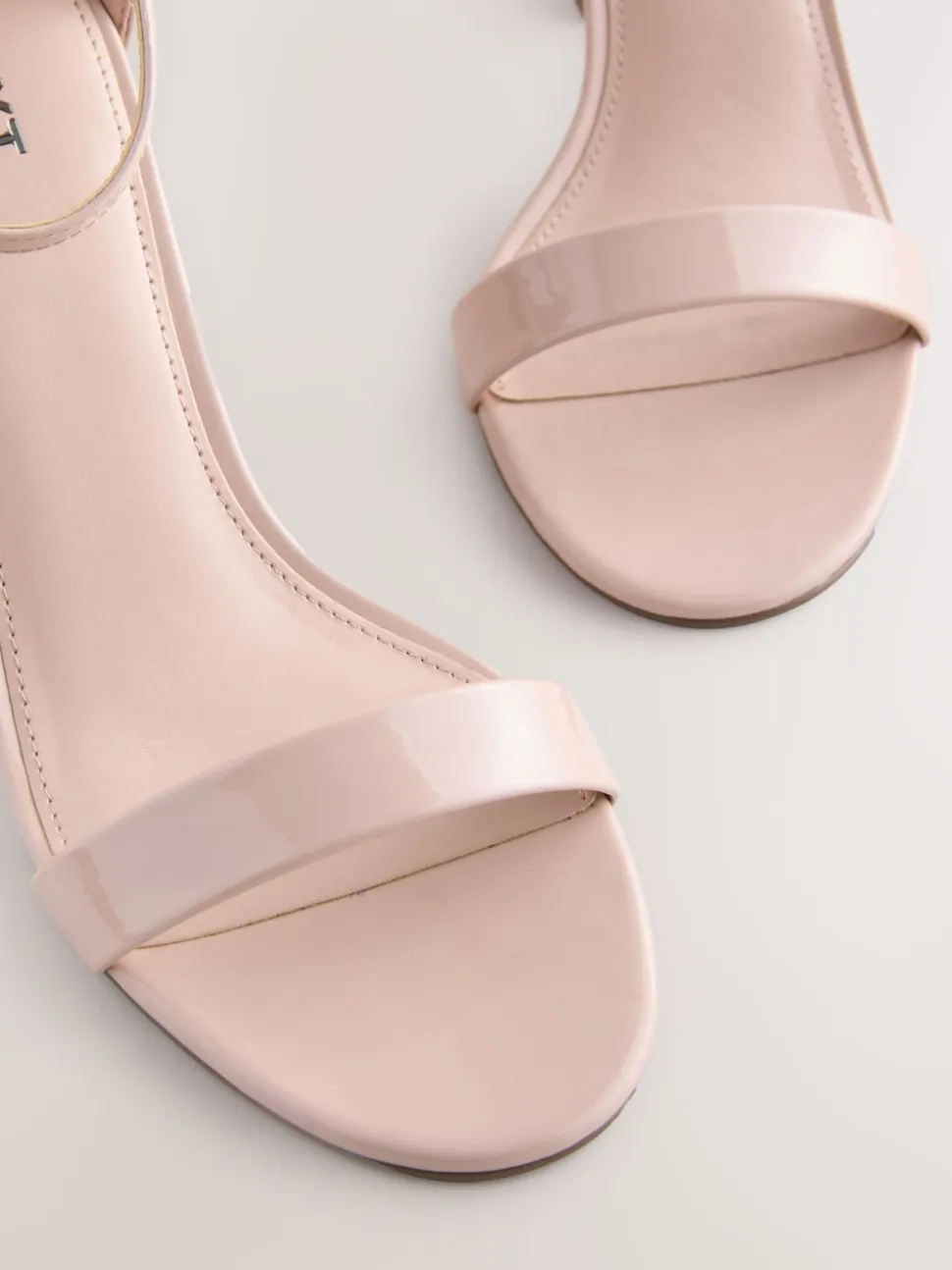 Blush Pink Standard/Wide Fit Block Heel Sandals