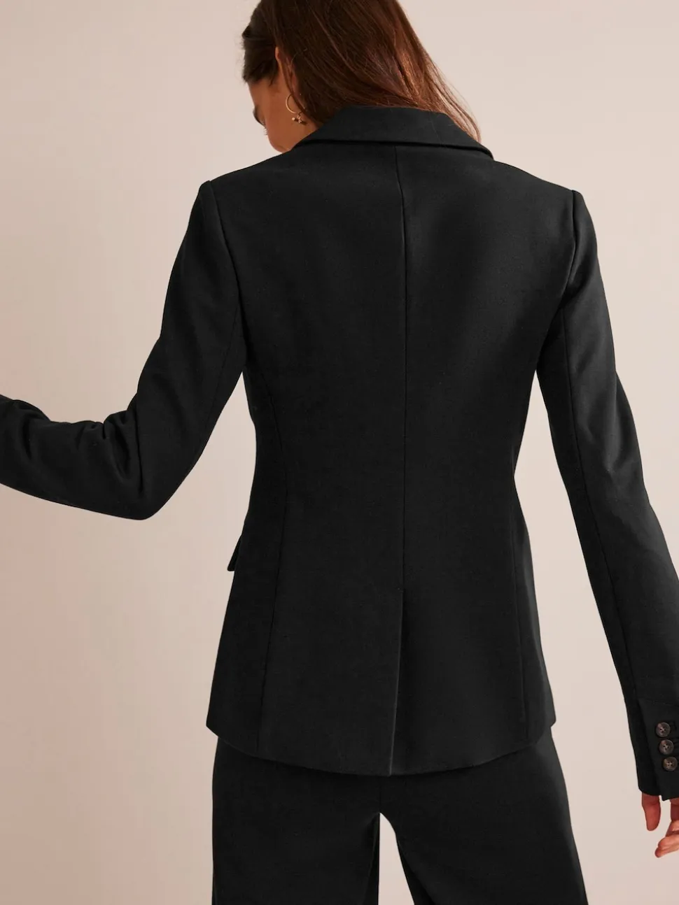 Boden Black The Marylebone Ponte Blazer