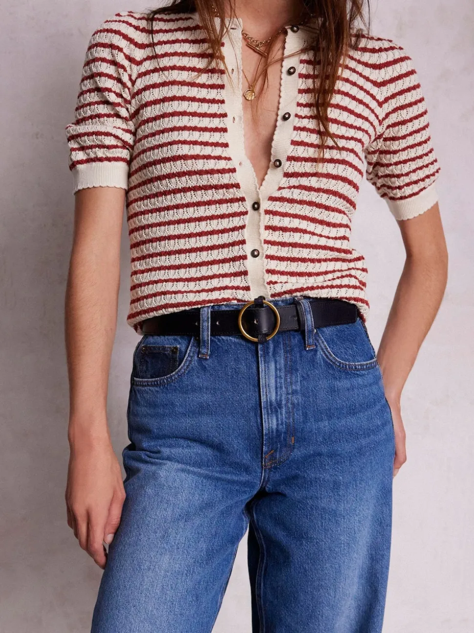 Boden Blue Heritage Classic Belt
