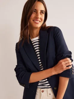 Boden Blue The Marylebone Ponte Blazer