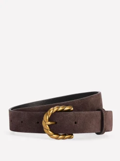 Boden Brown Twist Buckle Belt
