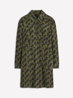 Boden Green Amanda Cord Short Dress