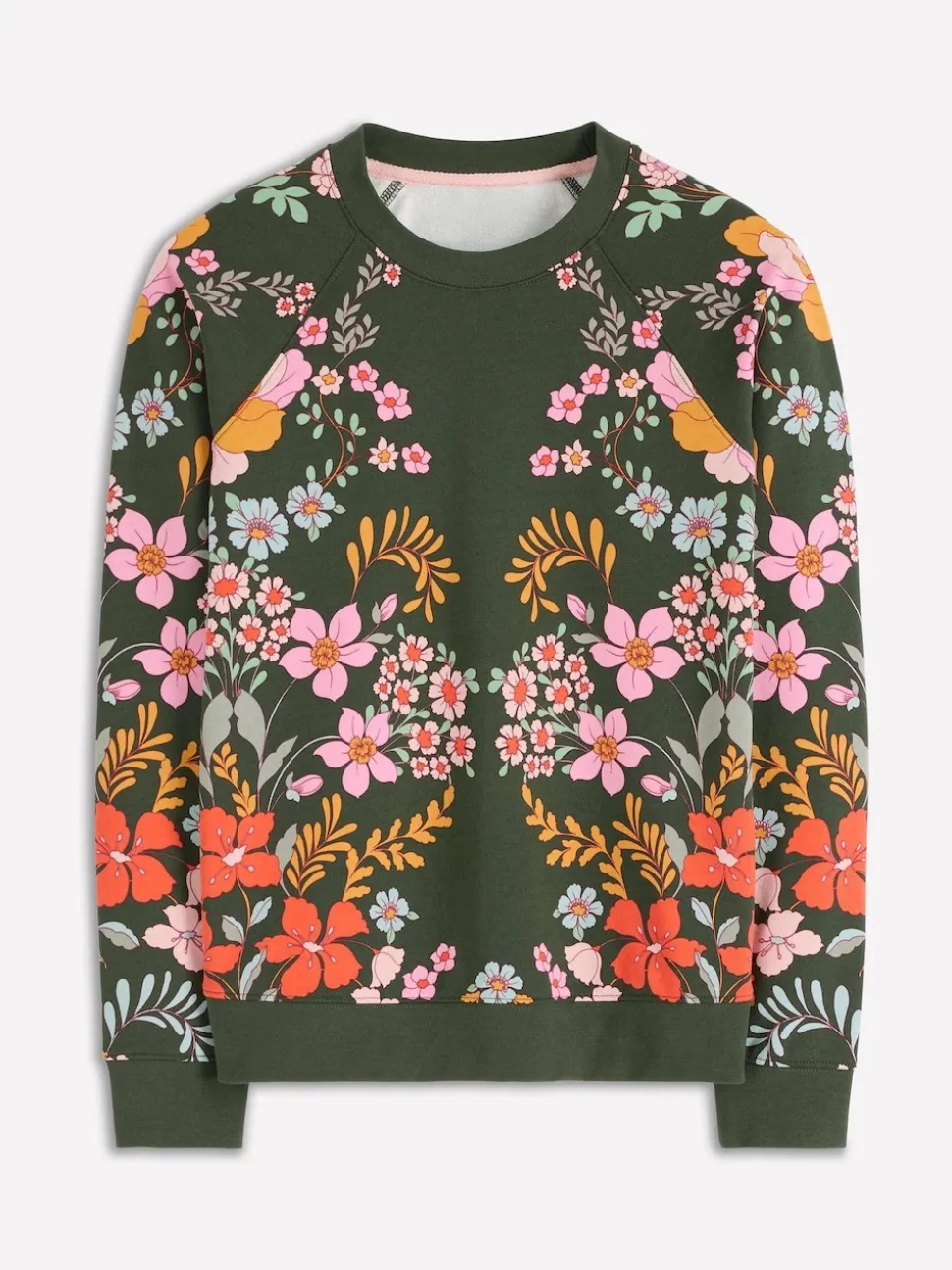 Boden Green Rosa Printed Sweatshirt