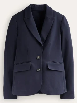 Boden Light Blue The Marylebone Jersey Blazer
