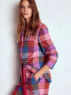Boden Pink Brushed Cotton Pyjama Shirt