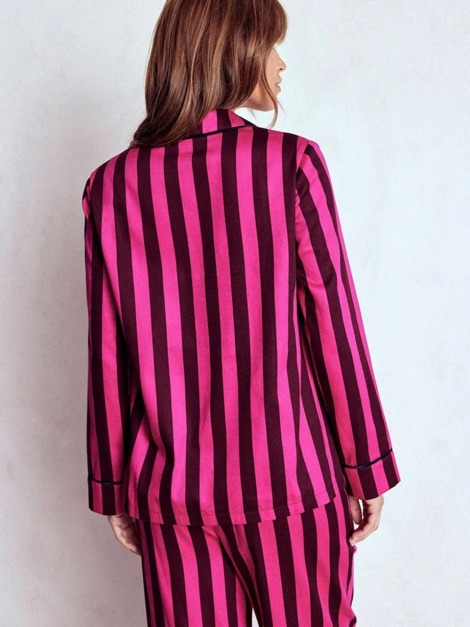 Boden Pink Cotton Pyjama Shirt