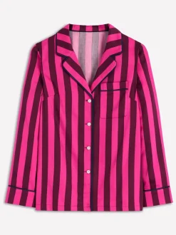 Boden Pink Cotton Pyjama Shirt