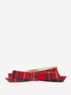 Boden Red Skinny Bow Belt