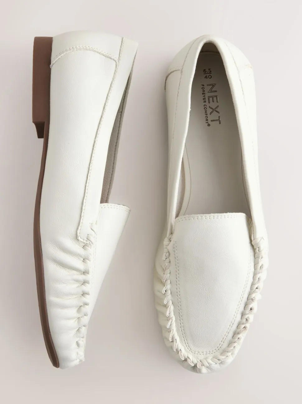 Bone Forever Comfort® Soft Ruched Loafers