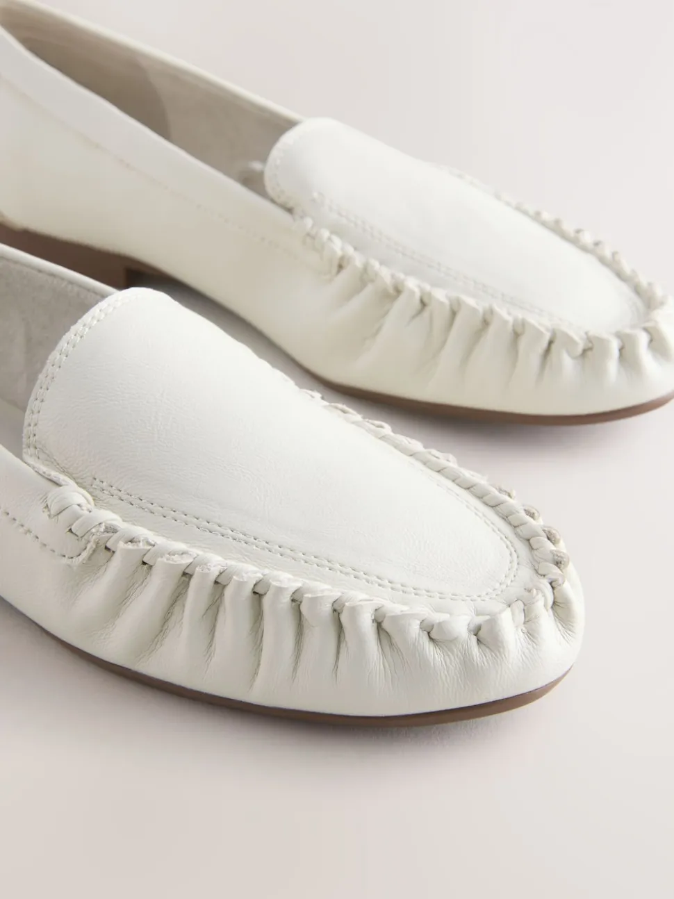 Bone Forever Comfort® Soft Ruched Loafers