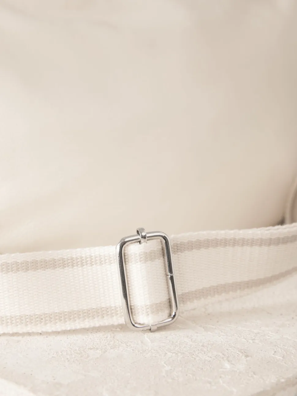 Bone Leather Sling Cross-Body Bag