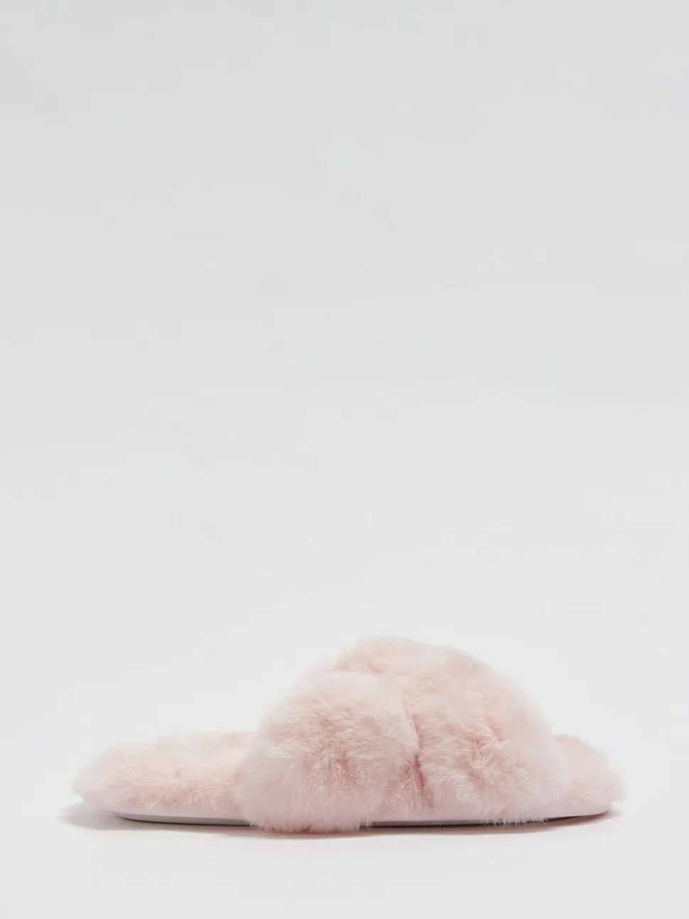 Boux Avenue Pink Cross Band Slippers