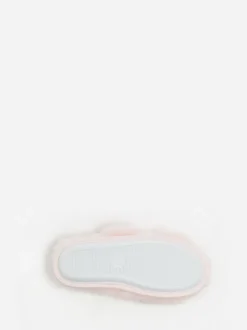 Boux Avenue Pink Cross Band Slippers