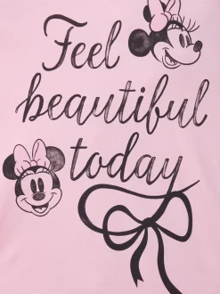 Brand Threads Pink Ladies Minnie Mouse Pyjamas Set