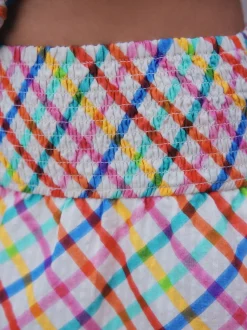 Bright Check Skort