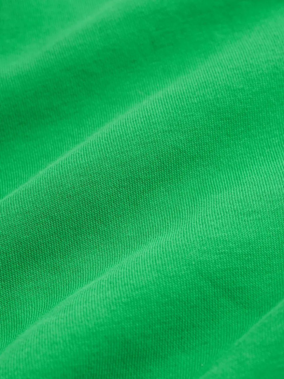 Bright Green Relaxed Fit Heavyweight Regular Crew Neck Sweatshirt