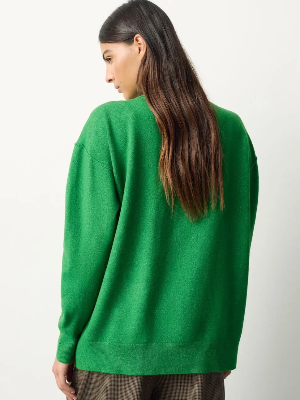 Bright Green Supersoft V-Neck Cardigan With Pockets