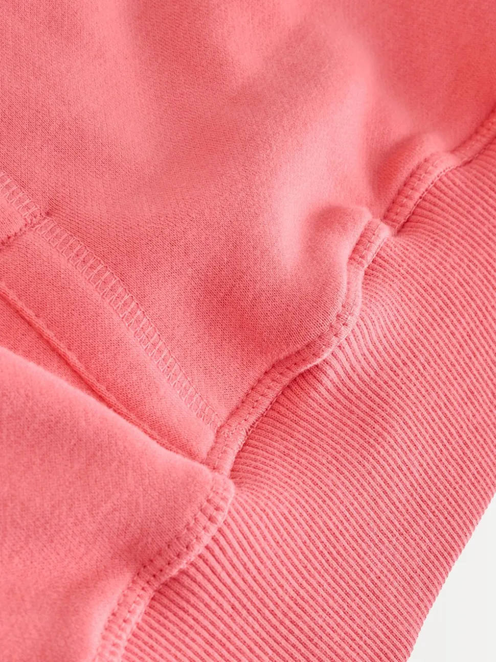 Bright Pink Relaxed Fit Longline Hoodie