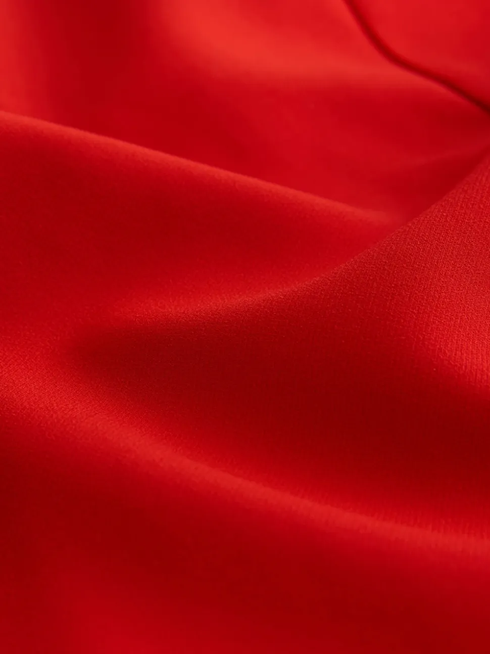 Bright Red Occasion Cinched Waist Maxi Dress