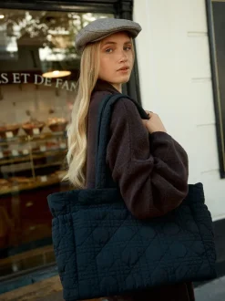 Brown Bow Back Flat Cap
