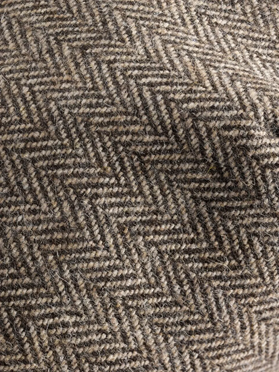 Brown Bow Back Flat Cap