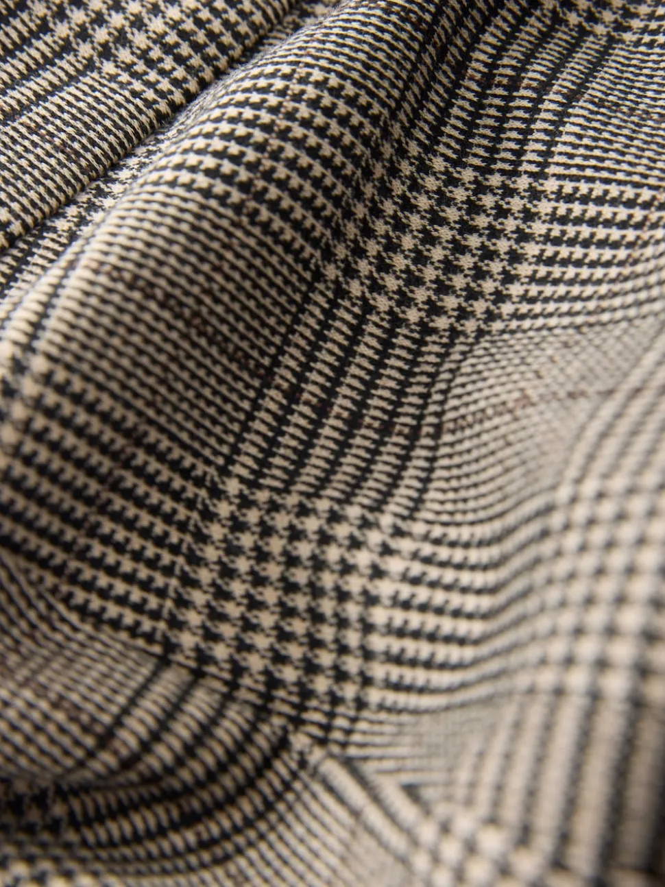Brown Check Ponte Leggings