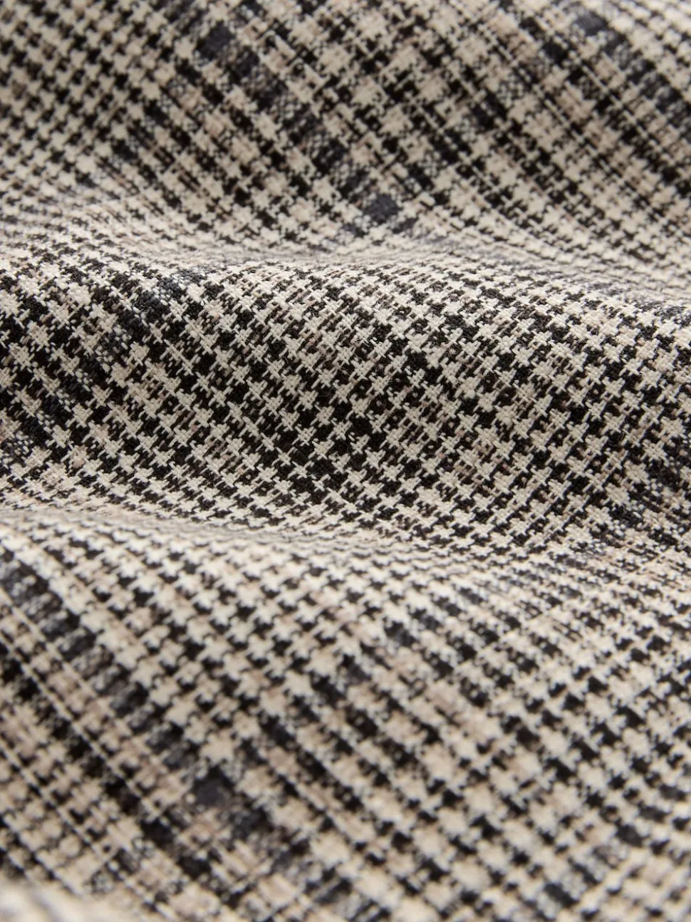 Brown N.Premium Check Linen Rich Single Breasted Blazer