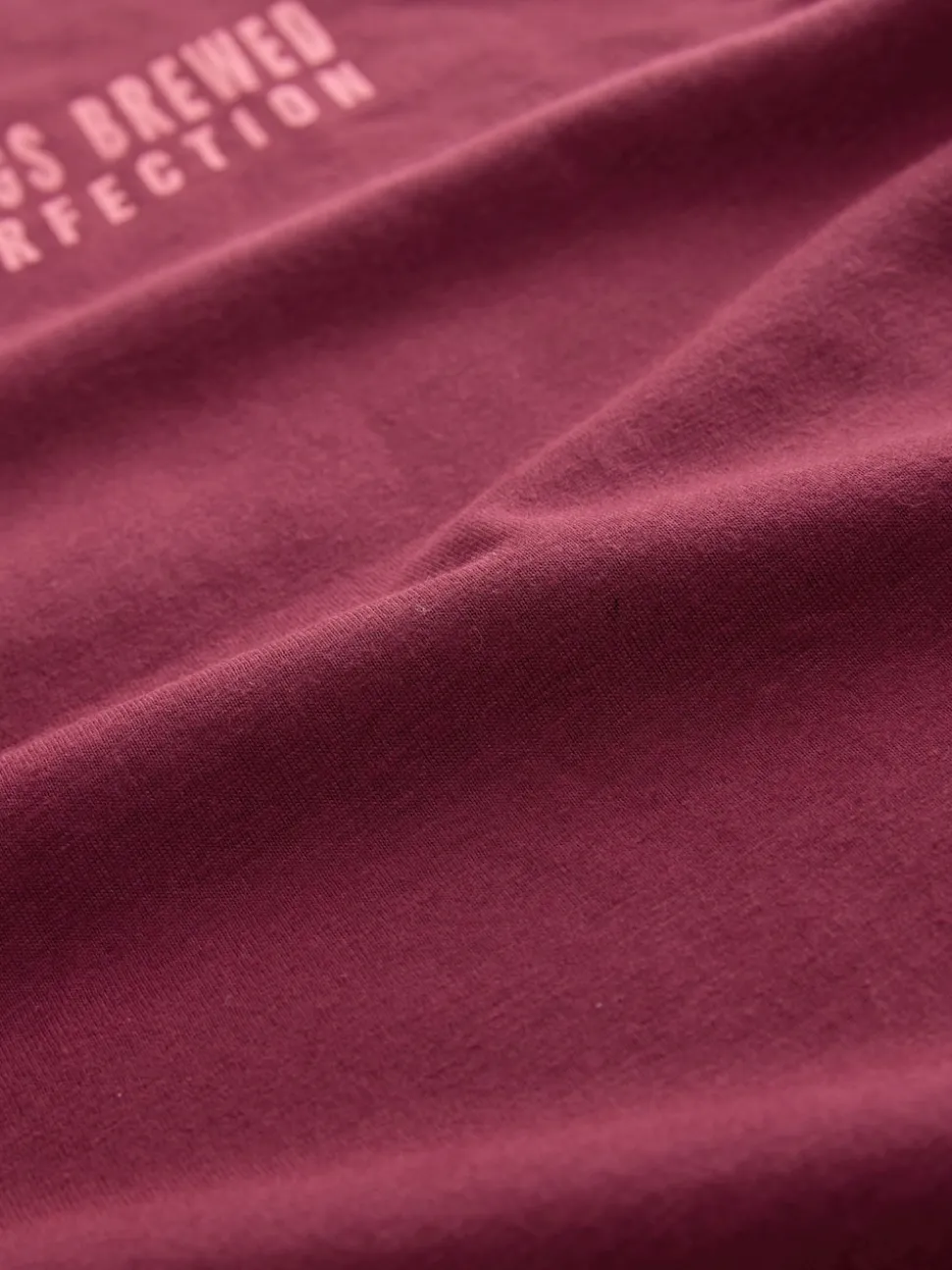 Burgundy Red Cotton Short Sleeve Pyjamas