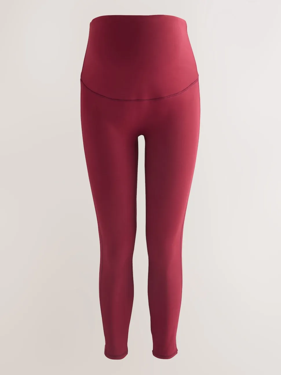 Burgundy Red Maternity Sports Leggings