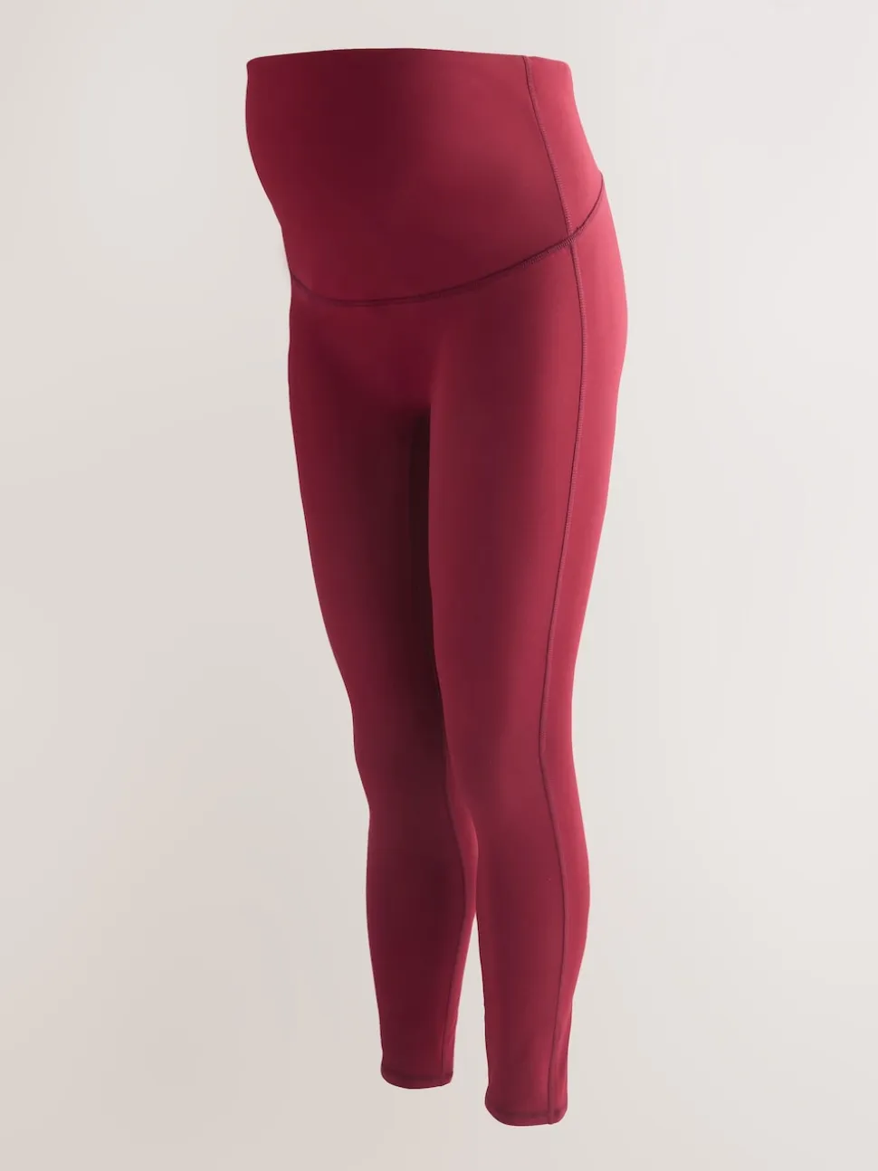 Burgundy Red Maternity Sports Leggings
