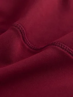 Burgundy Red Maternity Sports Leggings