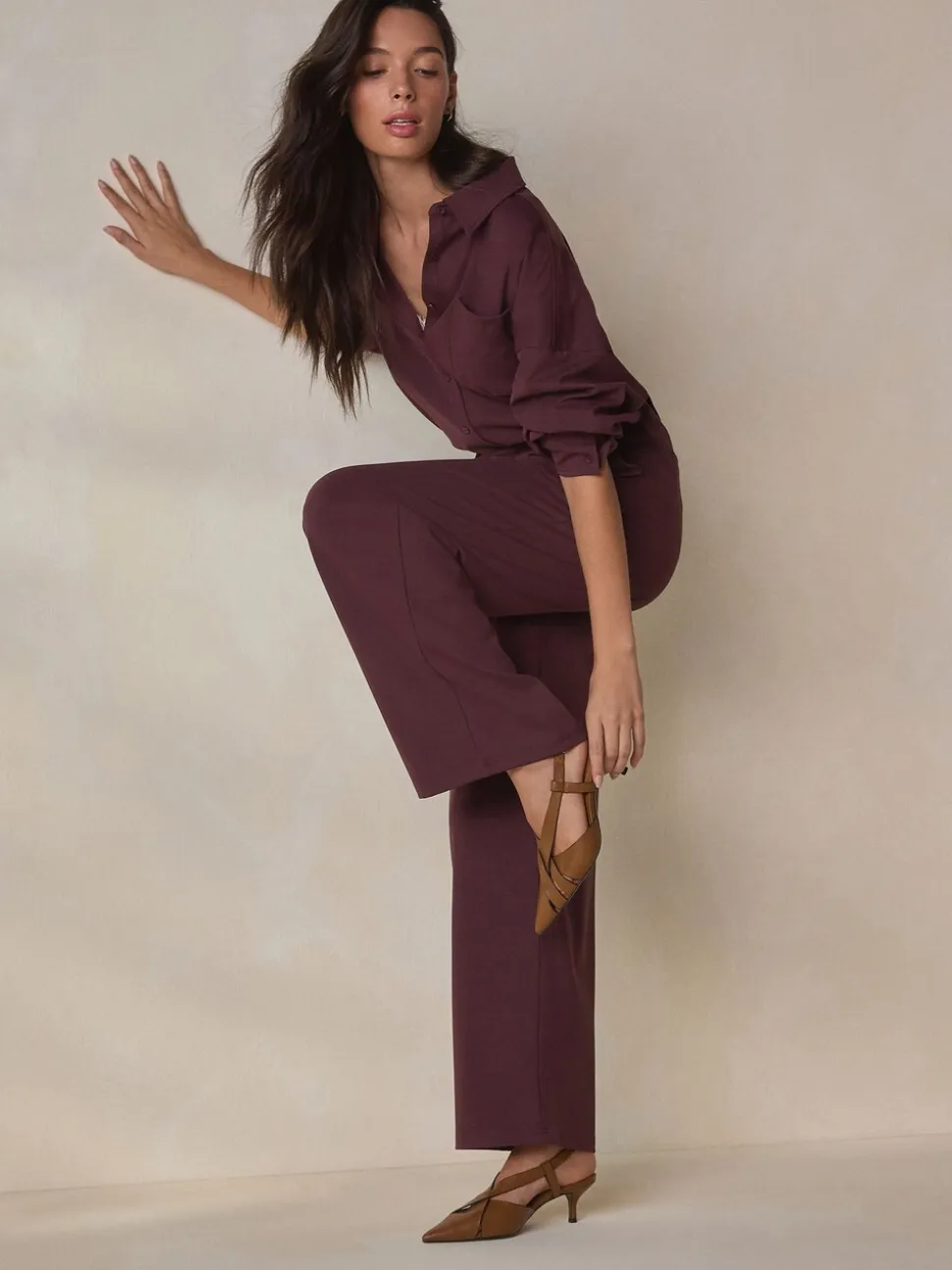 Burgundy Red N. Premium Shirt