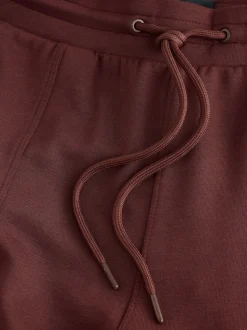 Burgundy Red Premium Wide Leg Jersey Joggers