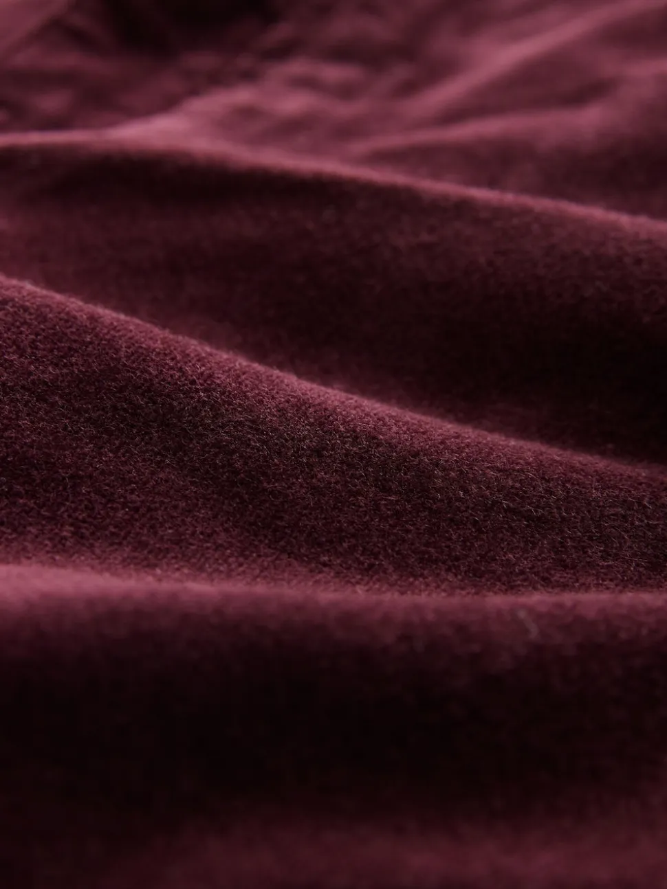 Burgundy Red Slim Velvet Cord Jeans