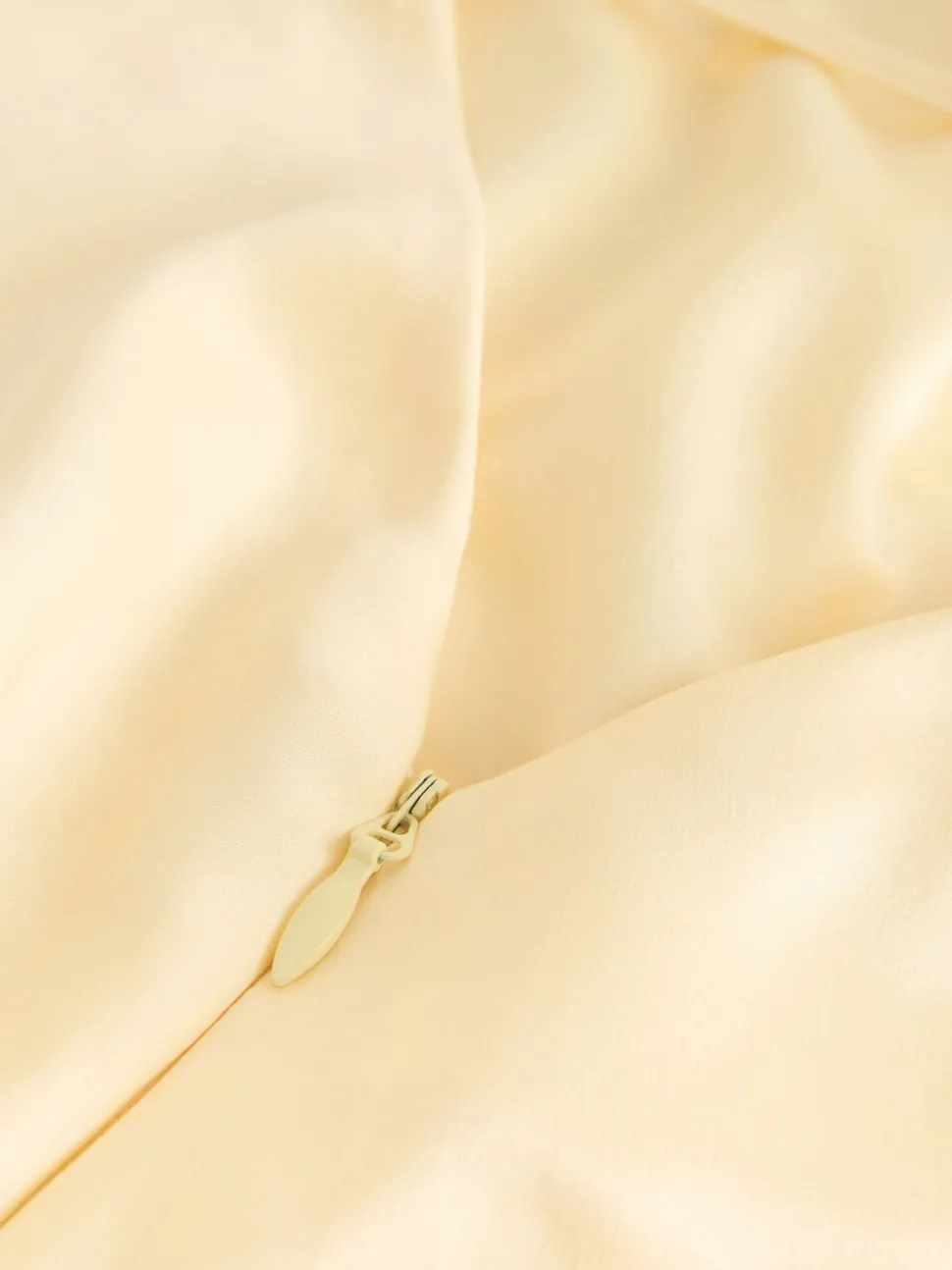 Buttermilk Yellow Satin Cowl Neck Wedding Guest Bridesmaid Maxi Dress
