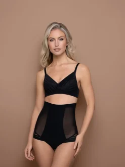Bye Bra Powermesh High Waist Briefs