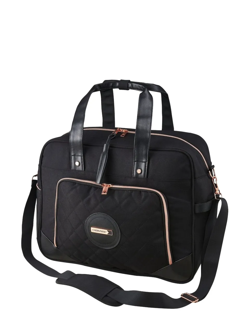 Cabin Max Black Vela 30L Ladies Tote Holdall Bag 45x36x20cm