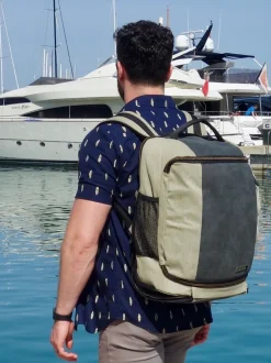 Cabin Max Grey Manhattan Hybrid 30 Litre 45x36x20cm Backpack / Trolley Easyjet Carry on Hand Luggage