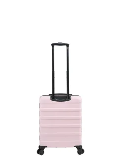 Cabin Max Pale Pink Anode 40L ABS Cabin Carry On Hand 55x40x20cm Luggage