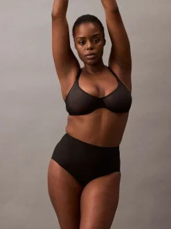 Calvin Klein Black Sculpted Shapewear Briefs - Stay Put Mesh