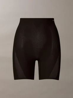 Calvin Klein Black Sculpted Shapewear Shorts - Stay Put Mesh