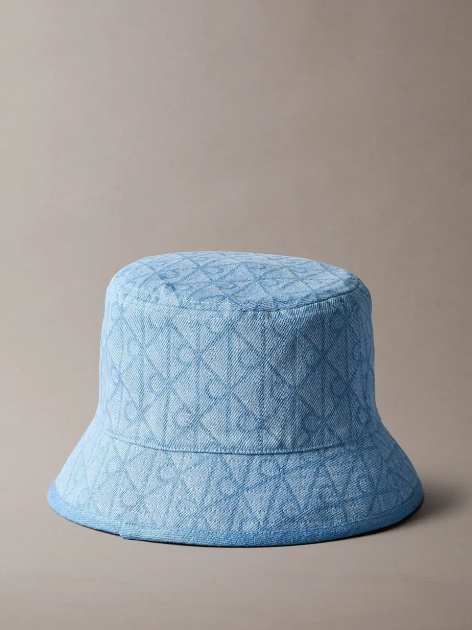 Calvin Klein Blue Burnout Emblem Logo Bucket Hat