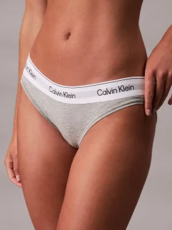 Calvin Klein Grey Bikini Briefs Icon Cotton Modal