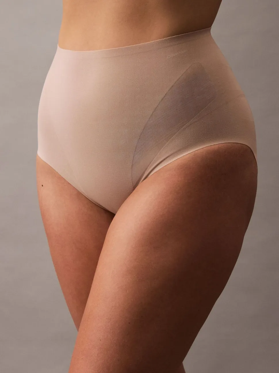 Calvin Klein Natural Sculpted Shapewear Briefs - Stay Put Mesh