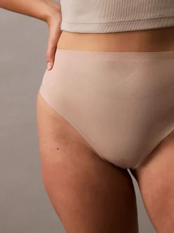 Calvin Klein Natural Sculpted Shapewear Thong - Stay Put Mesh