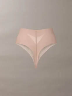 Calvin Klein Natural Sculpted Shapewear Thong - Stay Put Mesh