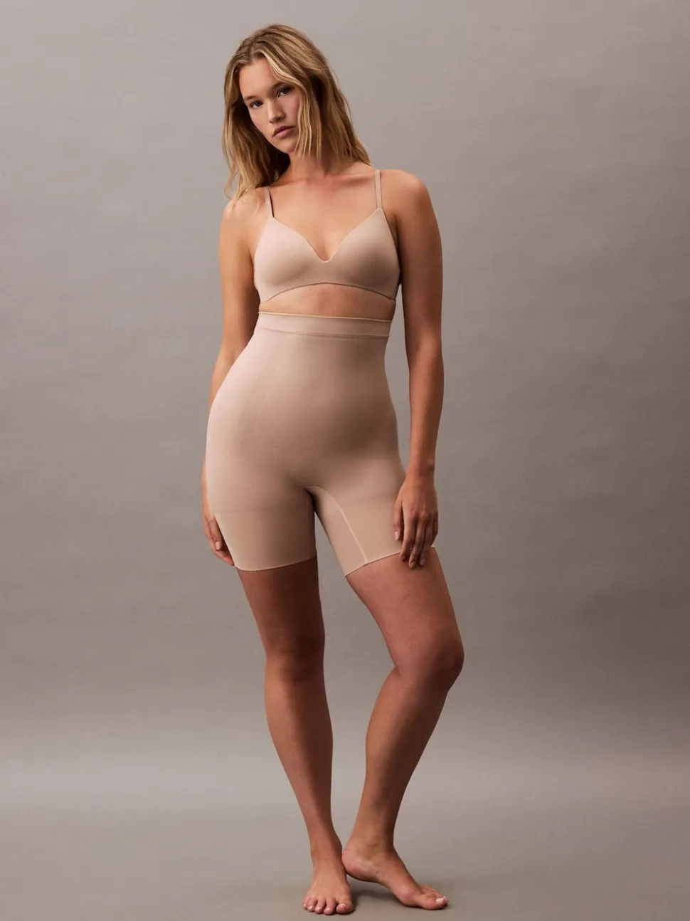 Calvin Klein Natural Secure Sculpt Mid Thigh Shorts