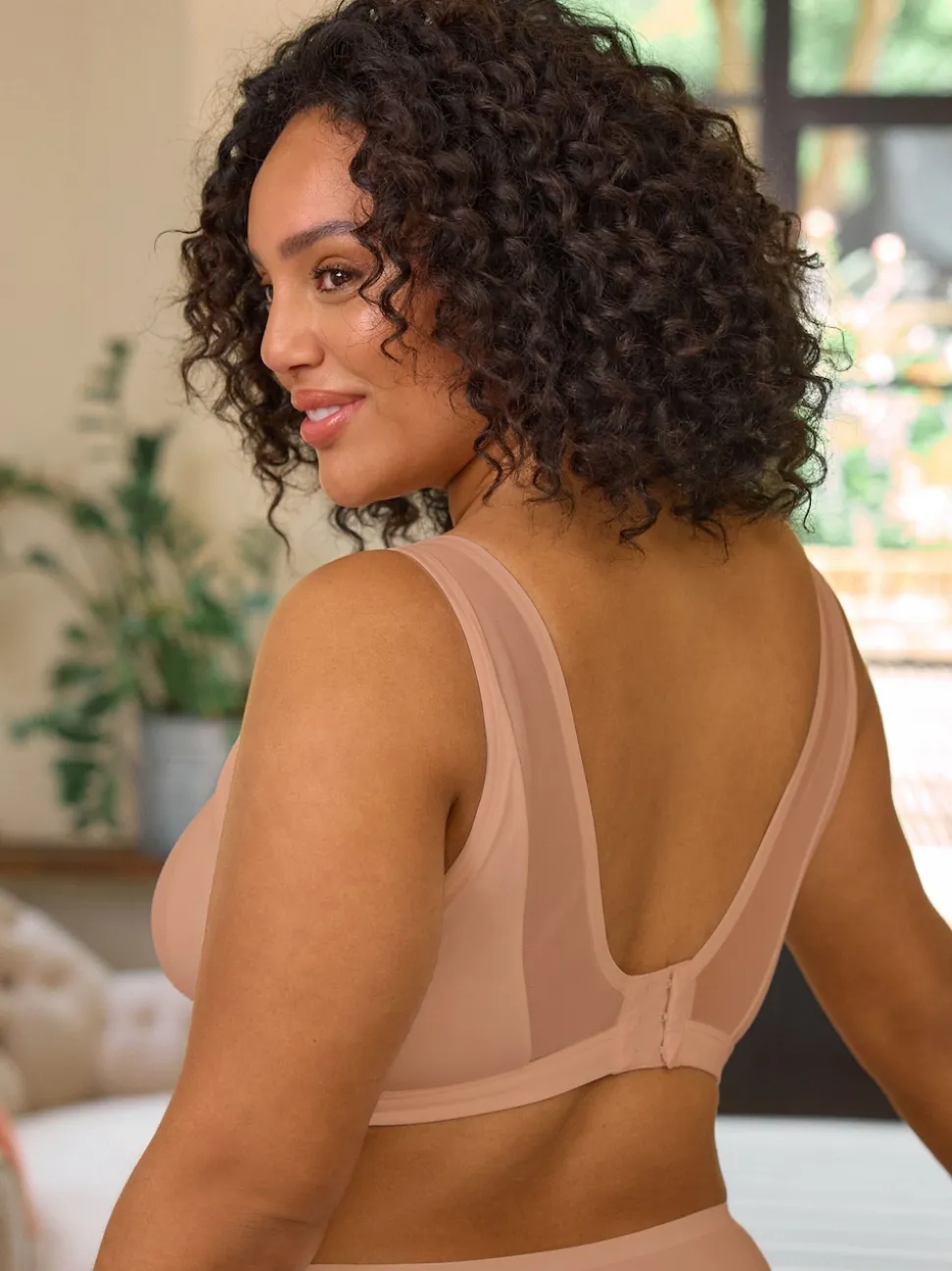 Caramel Nude B-H Total Support Non Wire Ultimate Comfort Bra