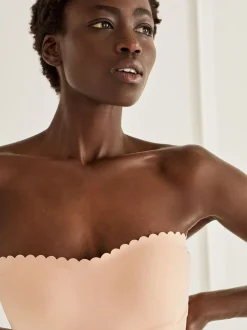 Caramel Nude Firm Tummy Control Lace Wear Your Own Bra Slip