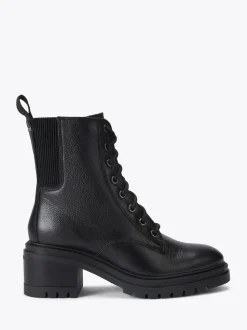 Carvela Black Champion Lace-Up Boots